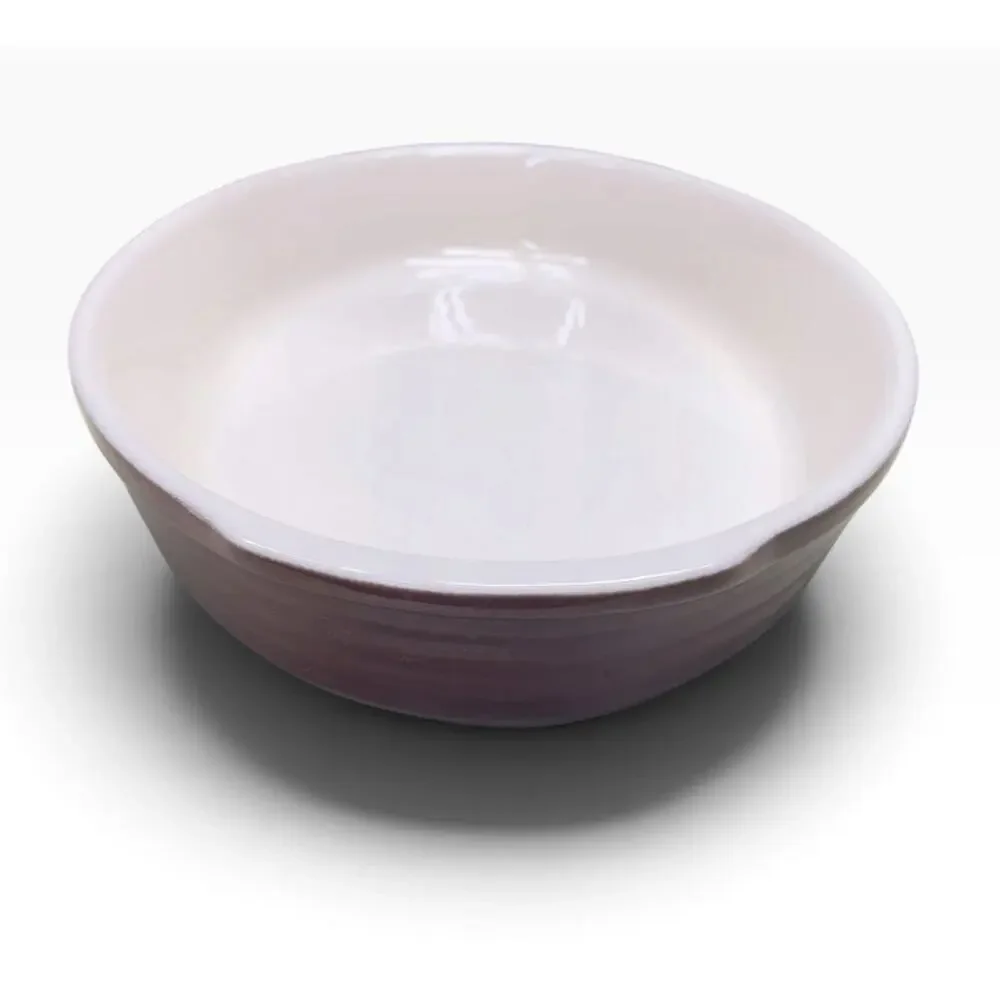 Emile Henry Oval Red 14.5inX9.5inX2.25in Serving Baking Handles Casserole Dish